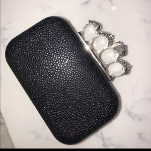 COPY - ✨Host Pick x2✨Black Skull Clutch / Wristlet